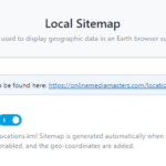 Rank math local sitemap settings
