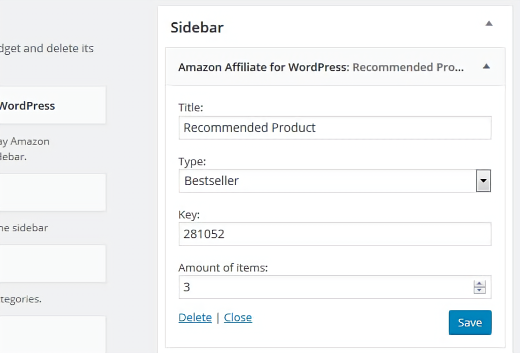 amazon affiliate product placement with aawp plugin